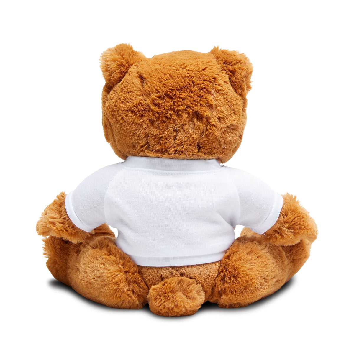 Plush Teddy Bear with Heart T‑Shirt – Cute Valentine’s Stuffed Animal Gift