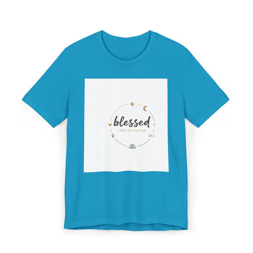 Blessed Mama T-Shirt — Minimal Spiritual 'Blessed' Mother's Day Tee