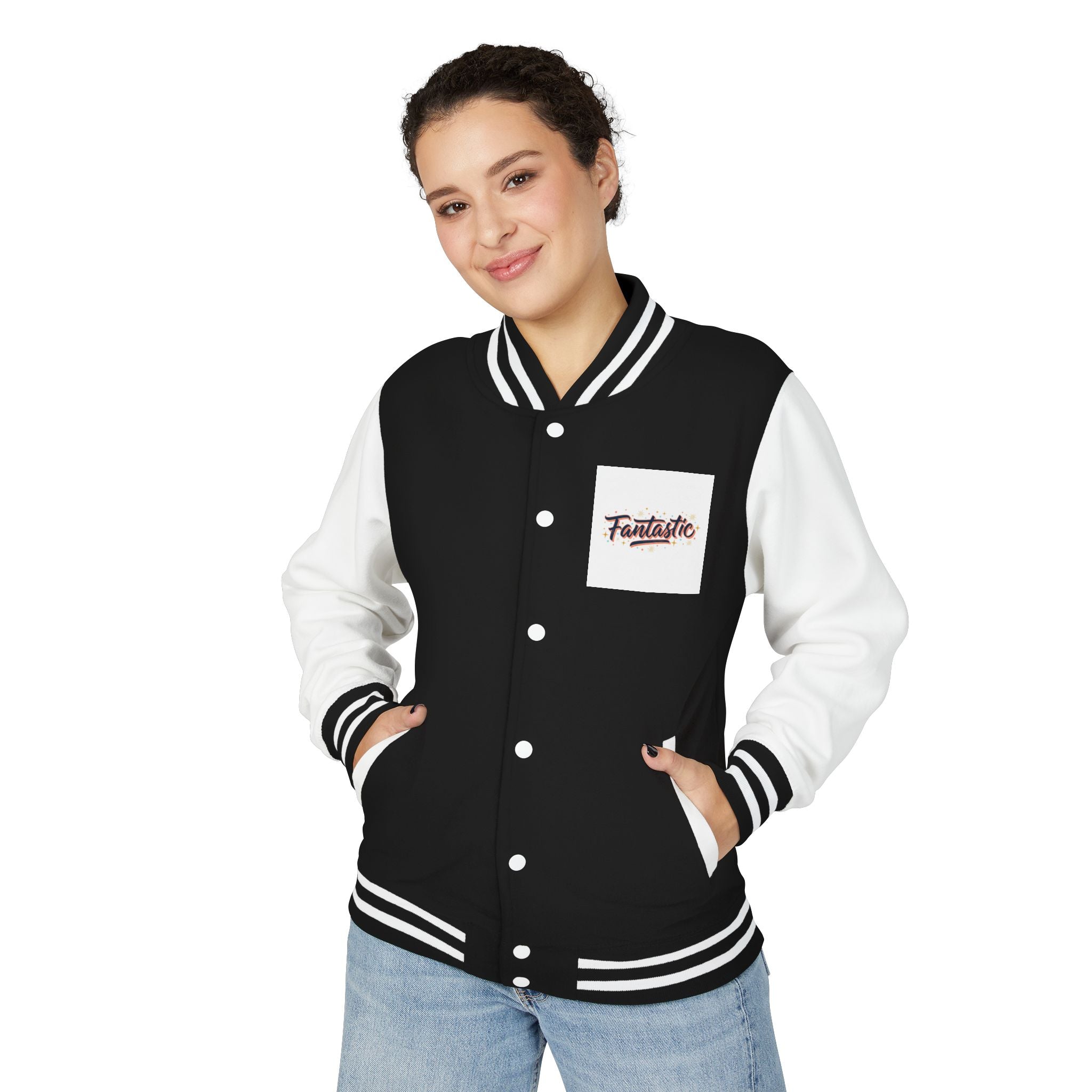 Letterman Jacket — 'Fantastic' Retro Script Patch
