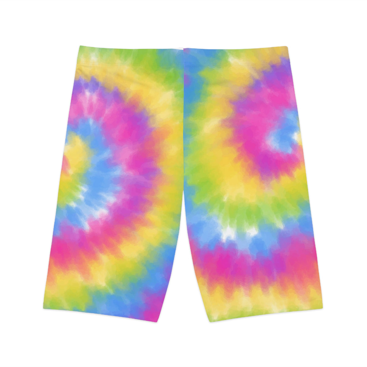 Tasty Juice Women's Bike Shorts — Retro Logo AOP Cycling Shorts