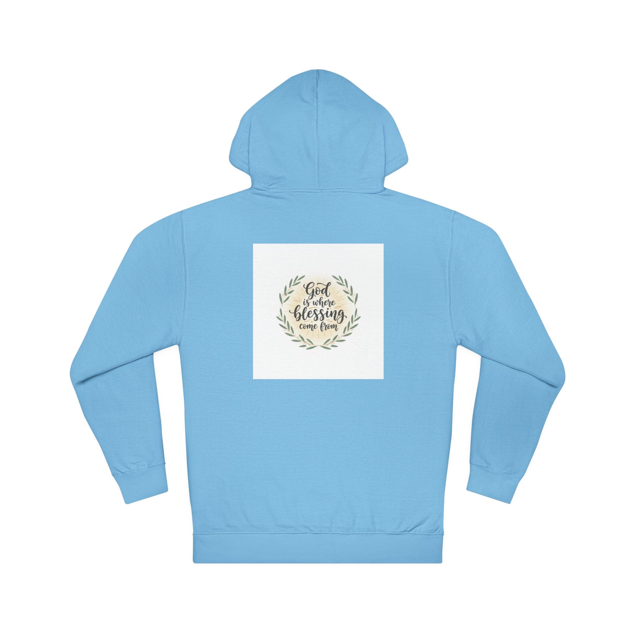God Is My Blessing Hoodie — Faith-Based Wreath Pullover