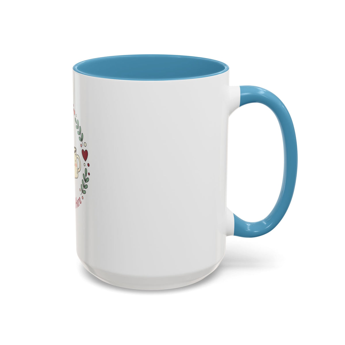Love Brewed Here Coffee Mug — Cute Kawaii Couples Mug (11/15oz)