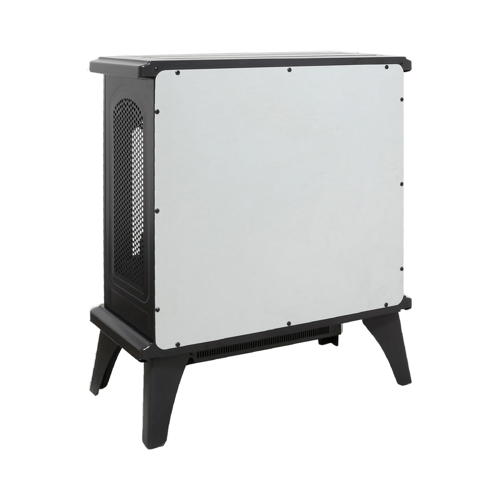 24-Inch 3D Infrared Electric Fireplace Stove with Remote