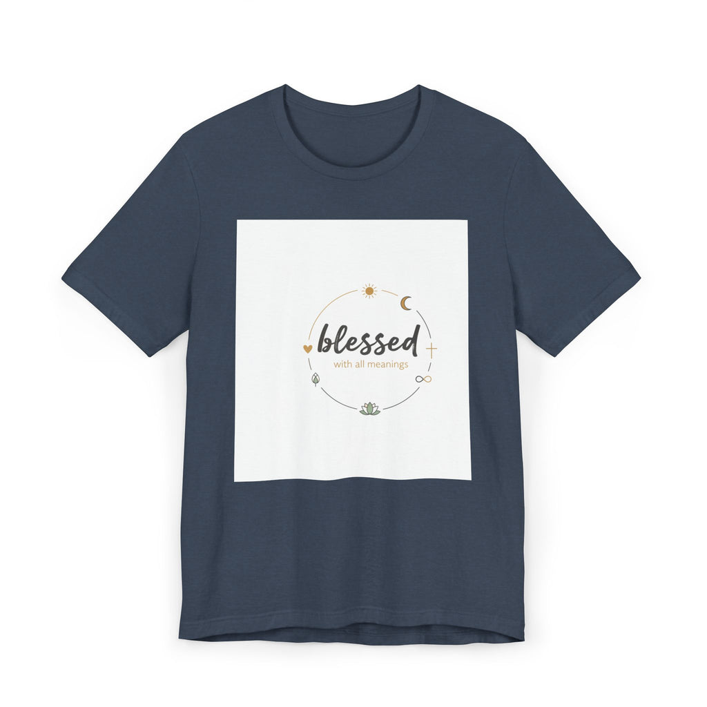 Blessed Mama T-Shirt — Minimal Spiritual 'Blessed' Mother's Day Tee