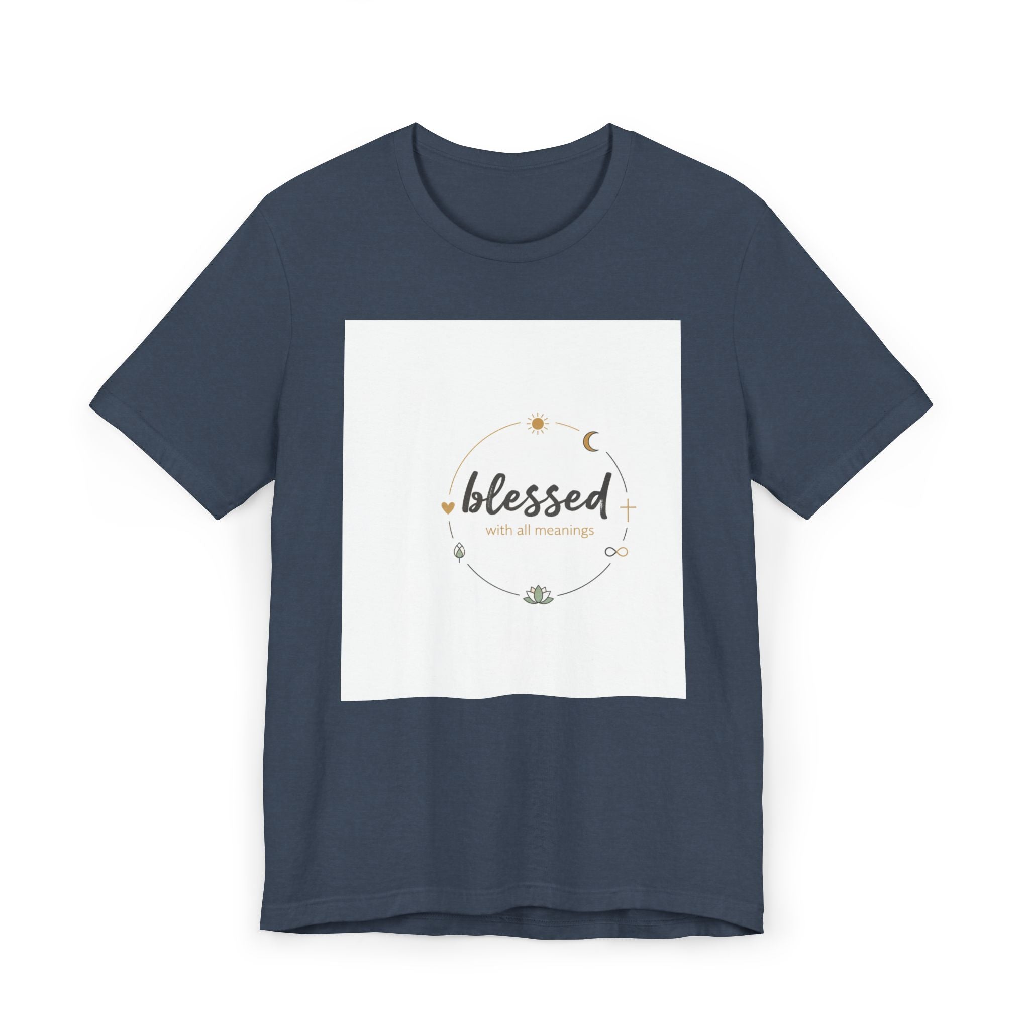 Blessed Mama T-Shirt — Minimal Spiritual 'Blessed' Mother's Day Tee