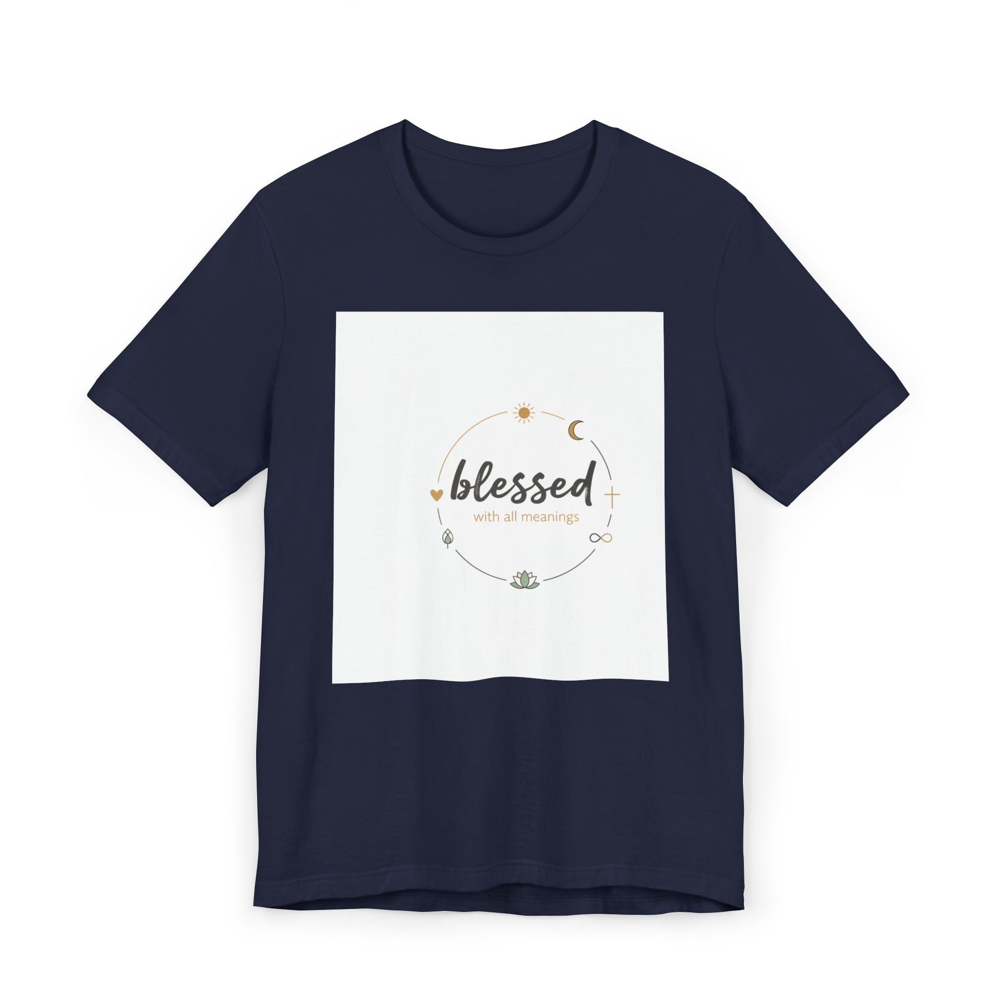 Blessed Mama T-Shirt — Minimal Spiritual 'Blessed' Mother's Day Tee