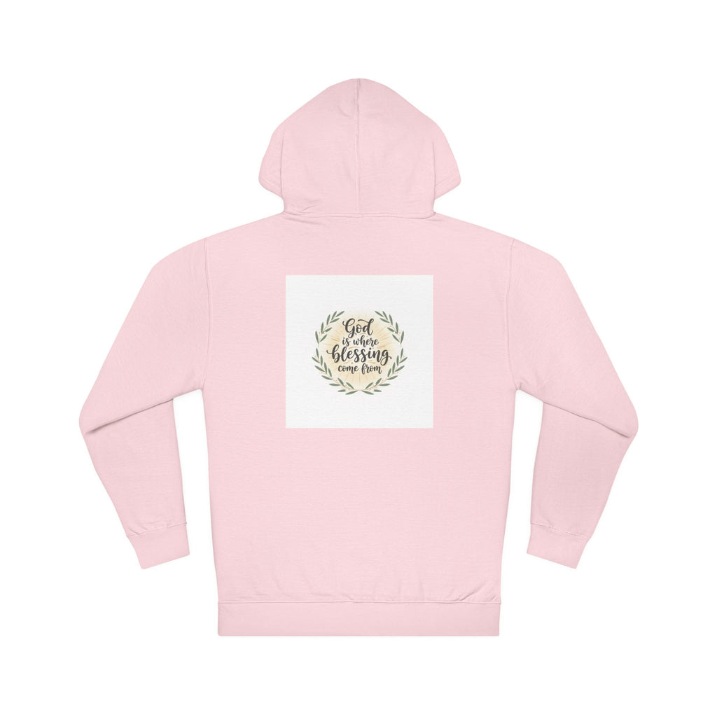 God Is My Blessing Hoodie — Faith-Based Wreath Pullover
