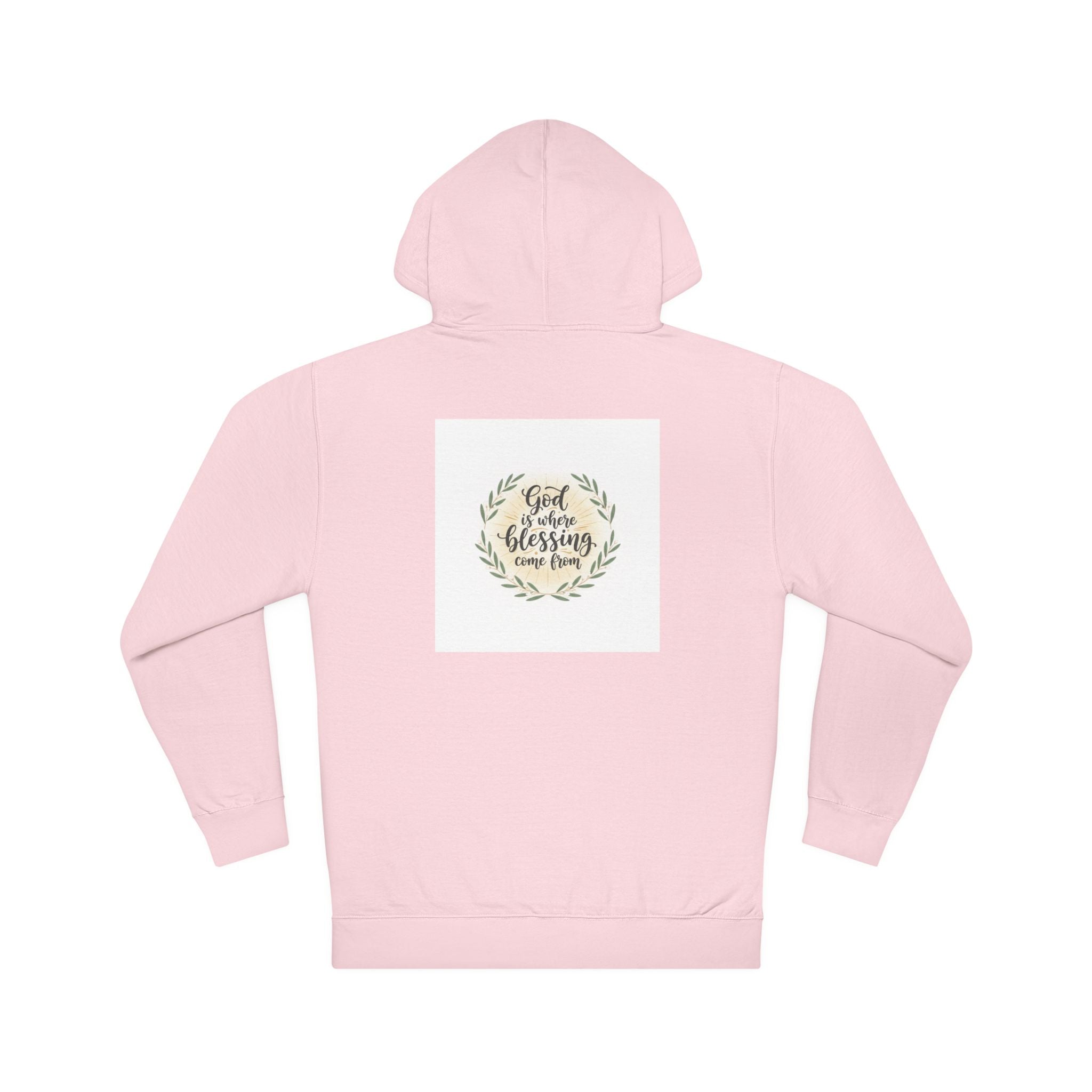 God Is My Blessing Hoodie — Faith-Based Wreath Pullover