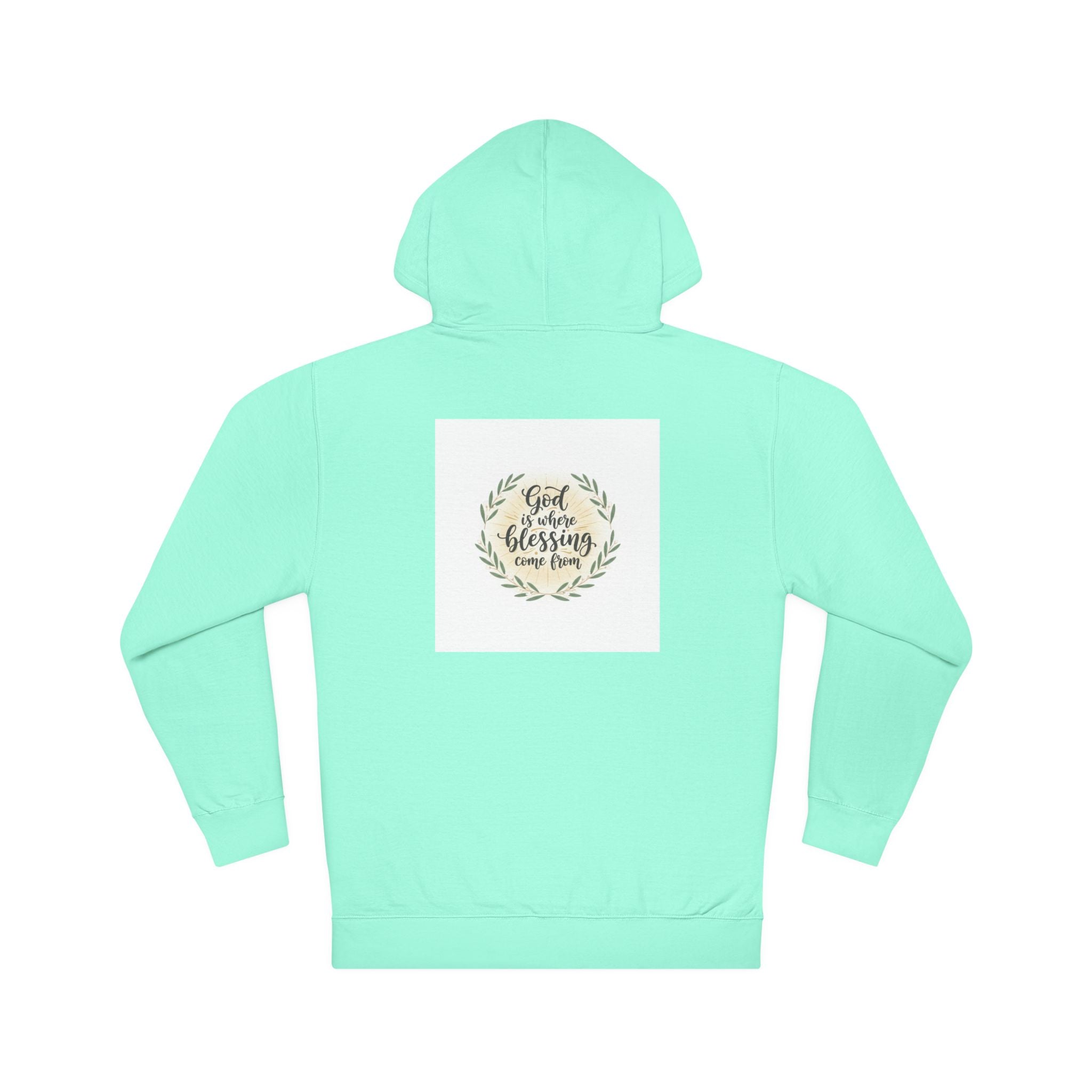God Is My Blessing Hoodie — Faith-Based Wreath Pullover
