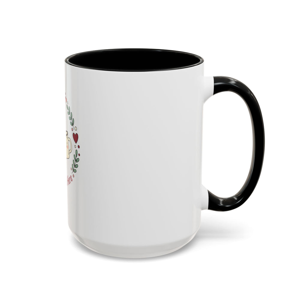 Love Brewed Here Coffee Mug — Cute Kawaii Couples Mug (11/15oz)