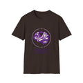 Epilepsy Awareness T-Shirt — Purple Ribbon Brain Design