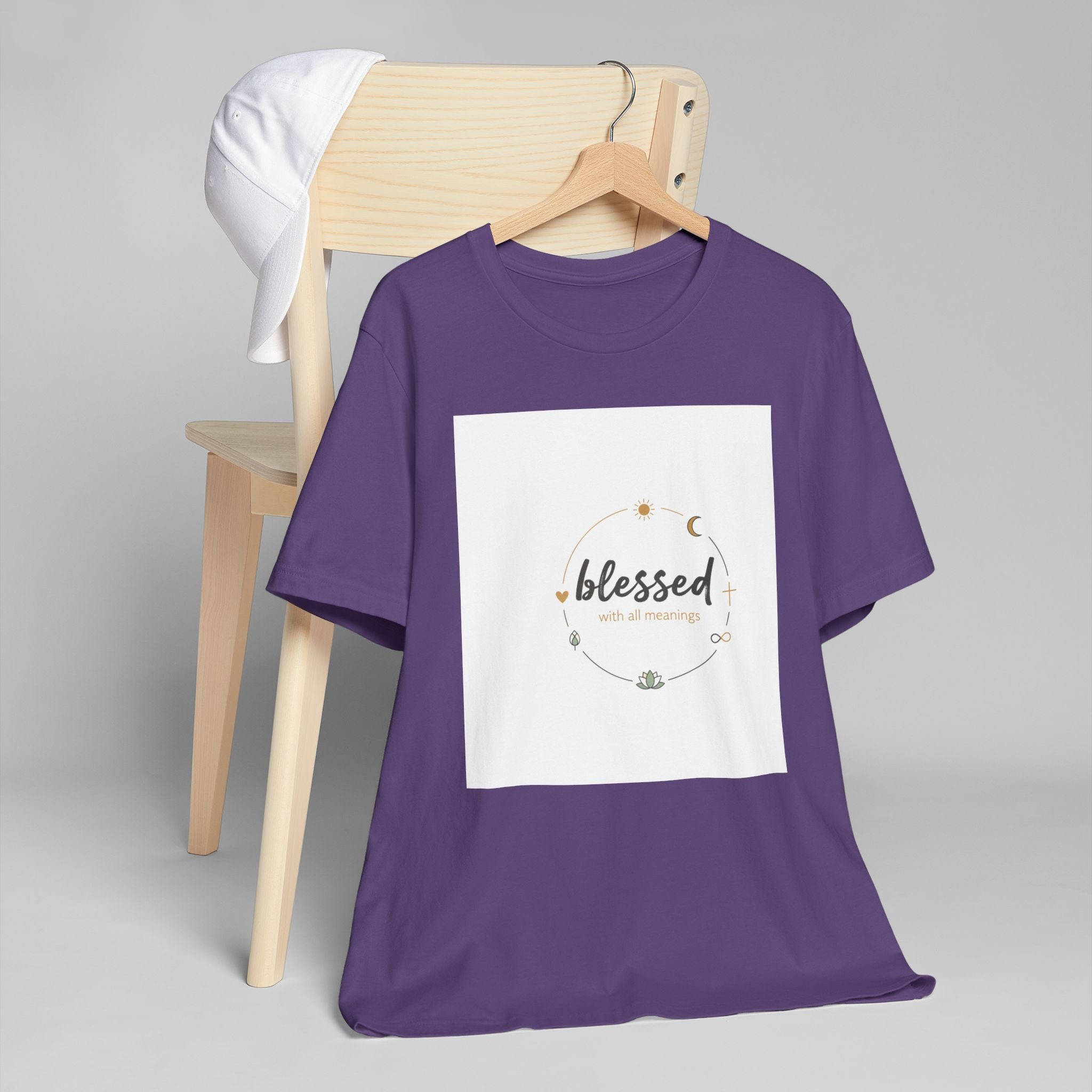 Blessed Mama T-Shirt — Minimal Spiritual 'Blessed' Mother's Day Tee