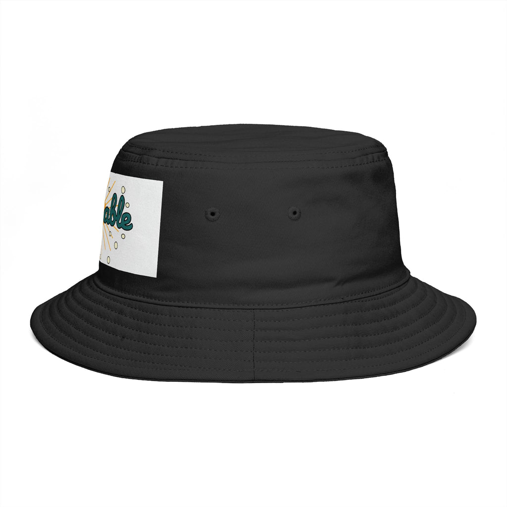 Enjoyable Retro Sunburst Bucket Hat – Casual Outdoor Summer Accessory