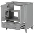 30-Inch Gray Bathroom Vanity Base with Storage – Cabinet Only