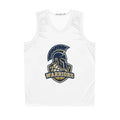 White tank top with Warriors logo on a white background