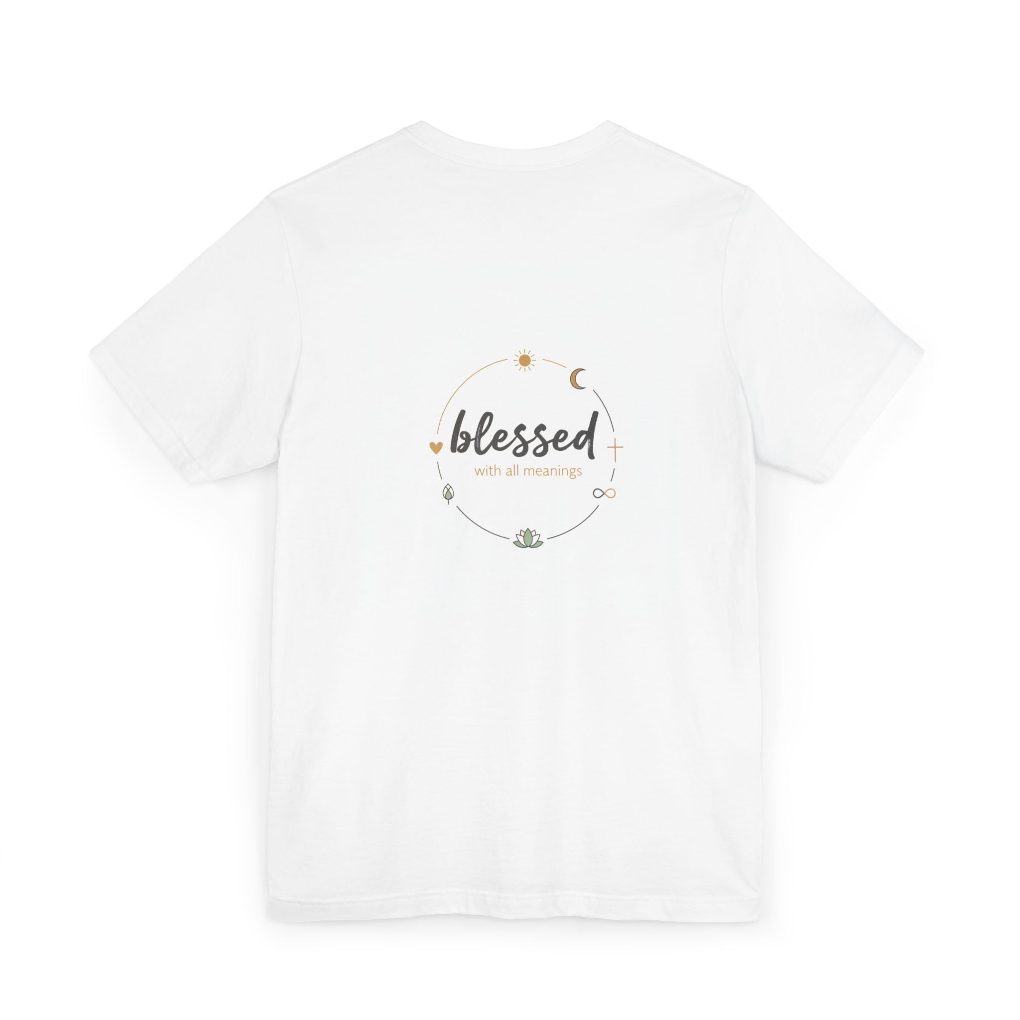Blessed Mama T-Shirt — Minimal Spiritual 'Blessed' Mother's Day Tee