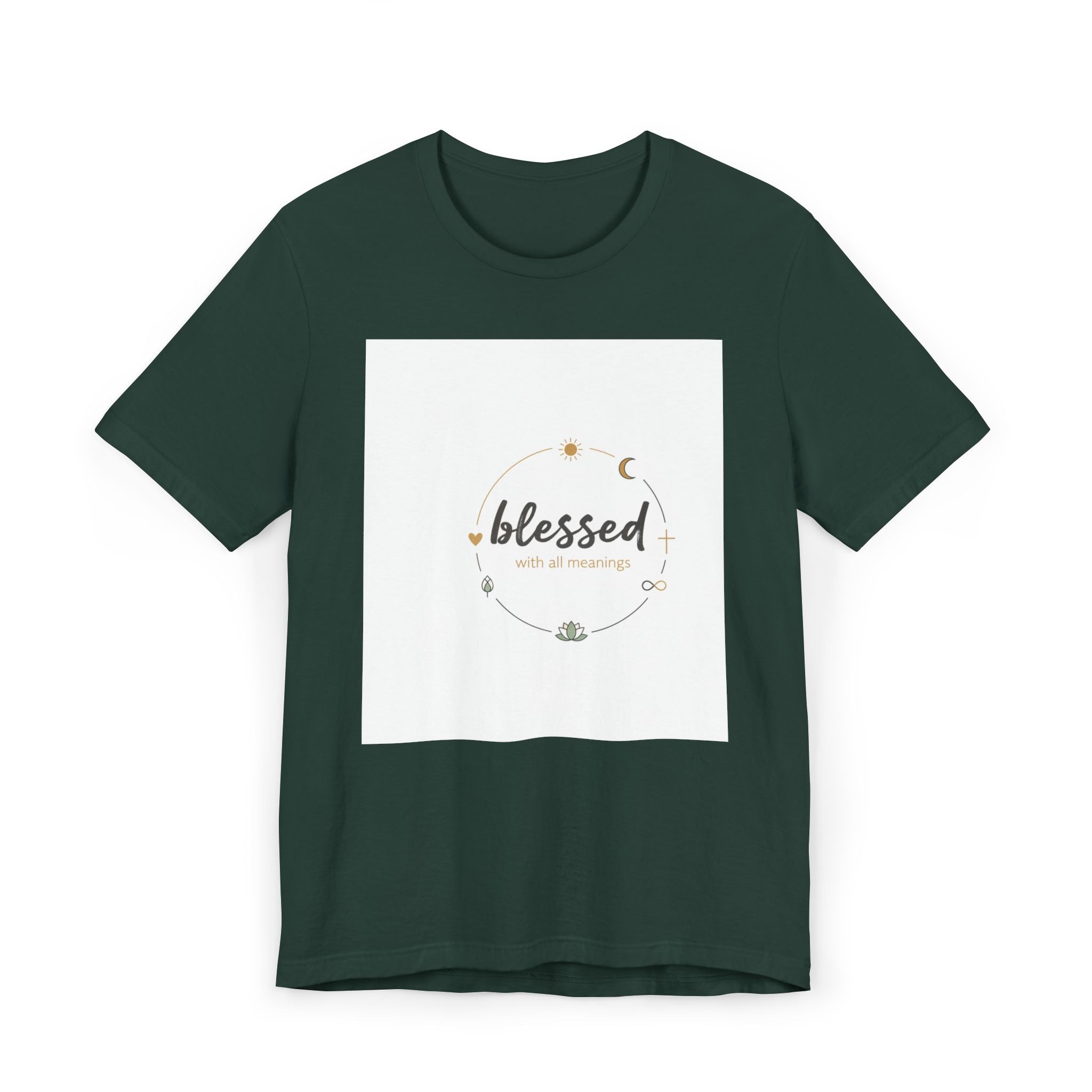 Blessed Mama T-Shirt — Minimal Spiritual 'Blessed' Mother's Day Tee