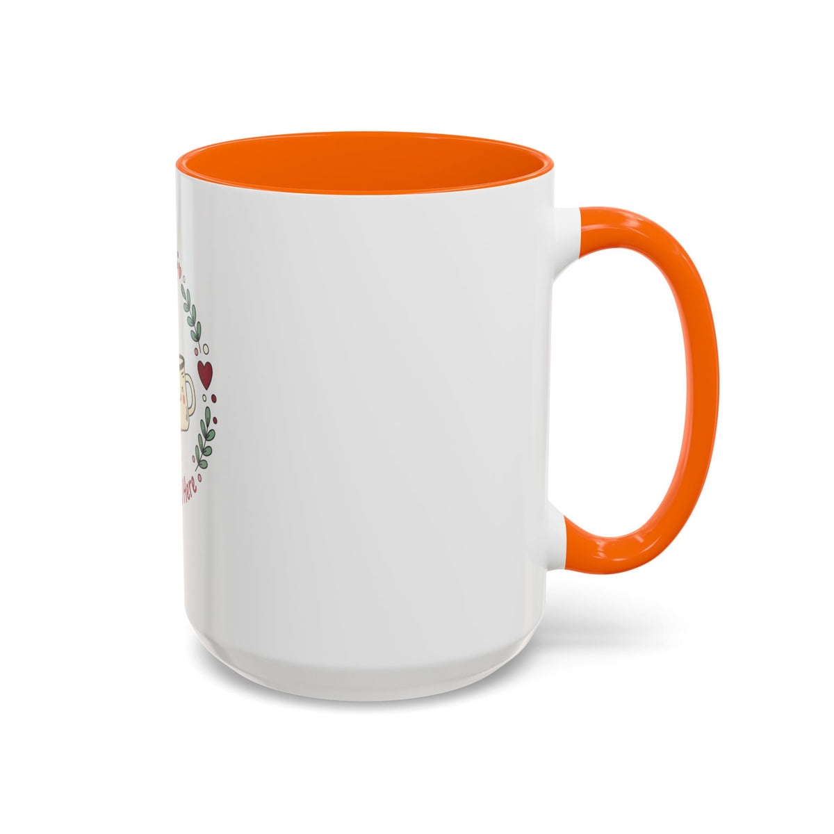 Love Brewed Here Coffee Mug — Cute Kawaii Couples Mug (11/15oz)