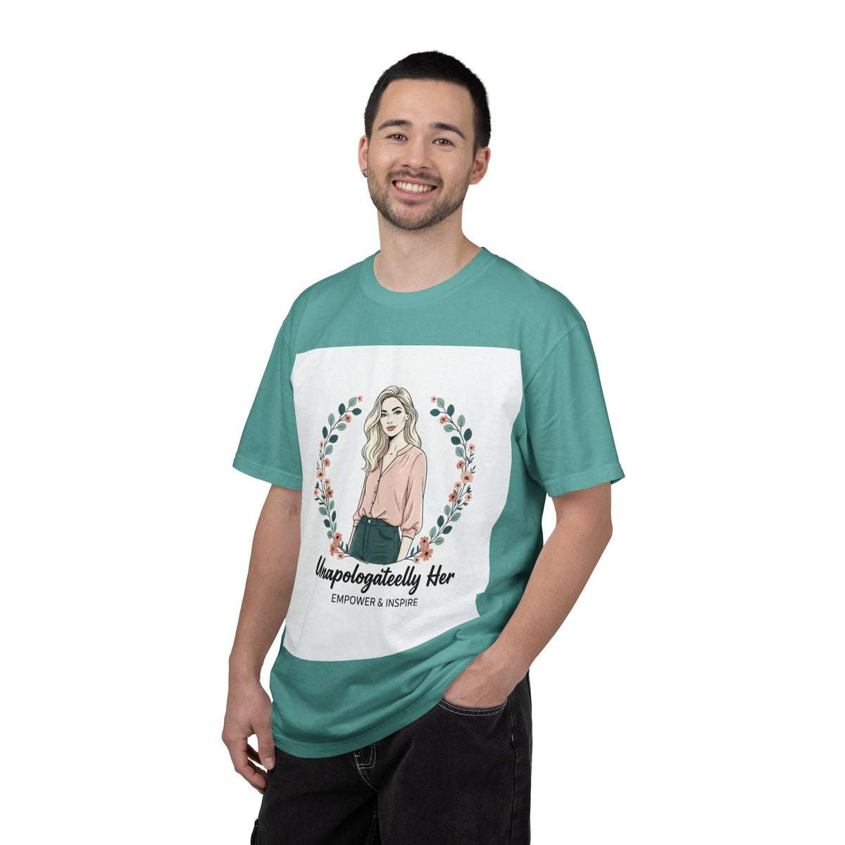 Unapologetically Her T-Shirt — Empowering Feminine Graphic Tee ("Unapologetically Her: Empower & Inspire")