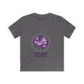 Epilepsy Awareness Kids T‑Shirt — Purple Brain Ribbon Support Tee