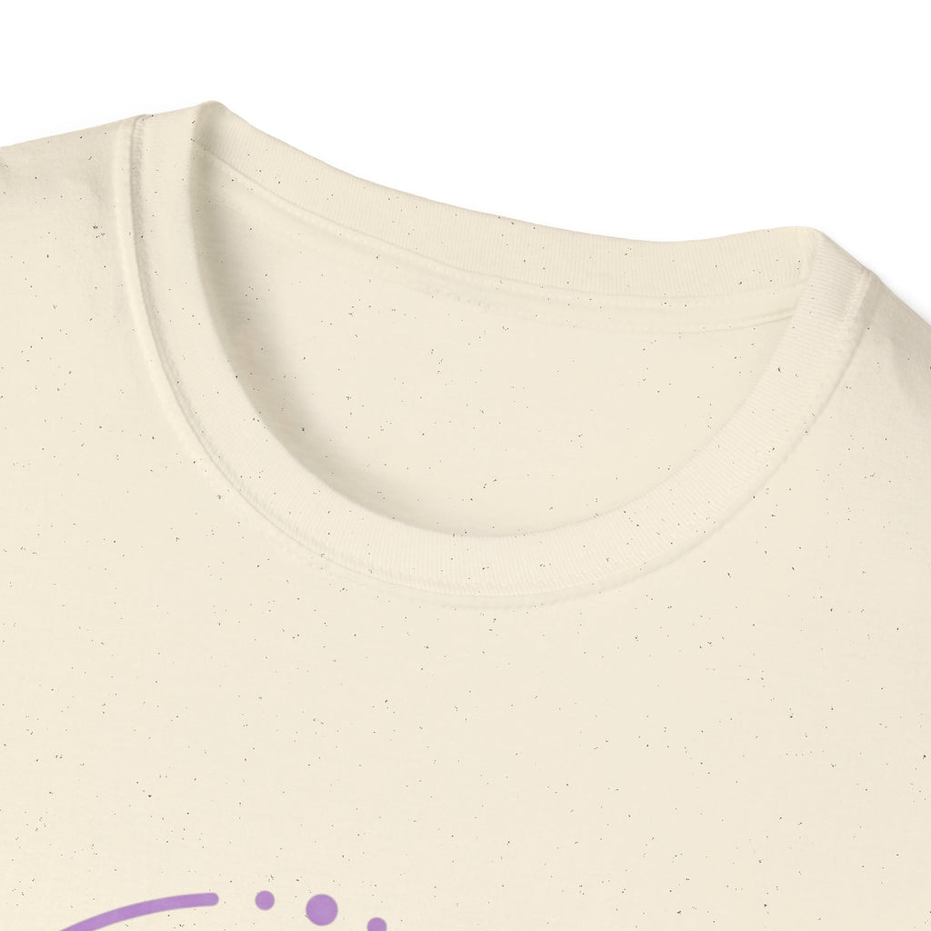 Epilepsy Awareness T-Shirt — Purple Ribbon Brain Design