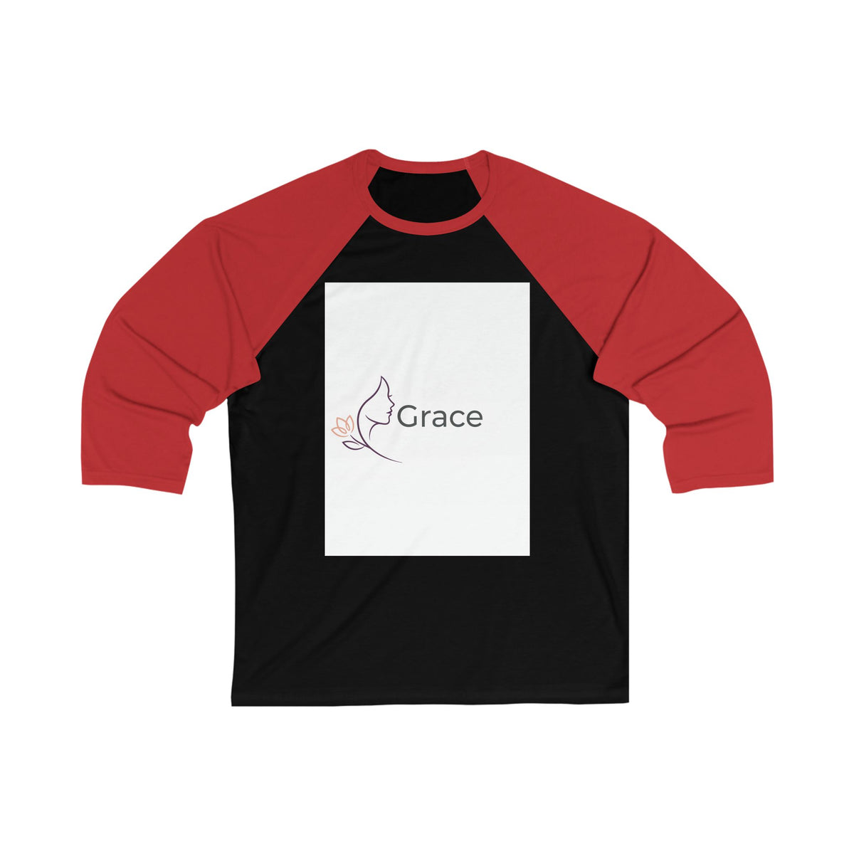 Unisex 3\4 Sleeve Baseball Tee