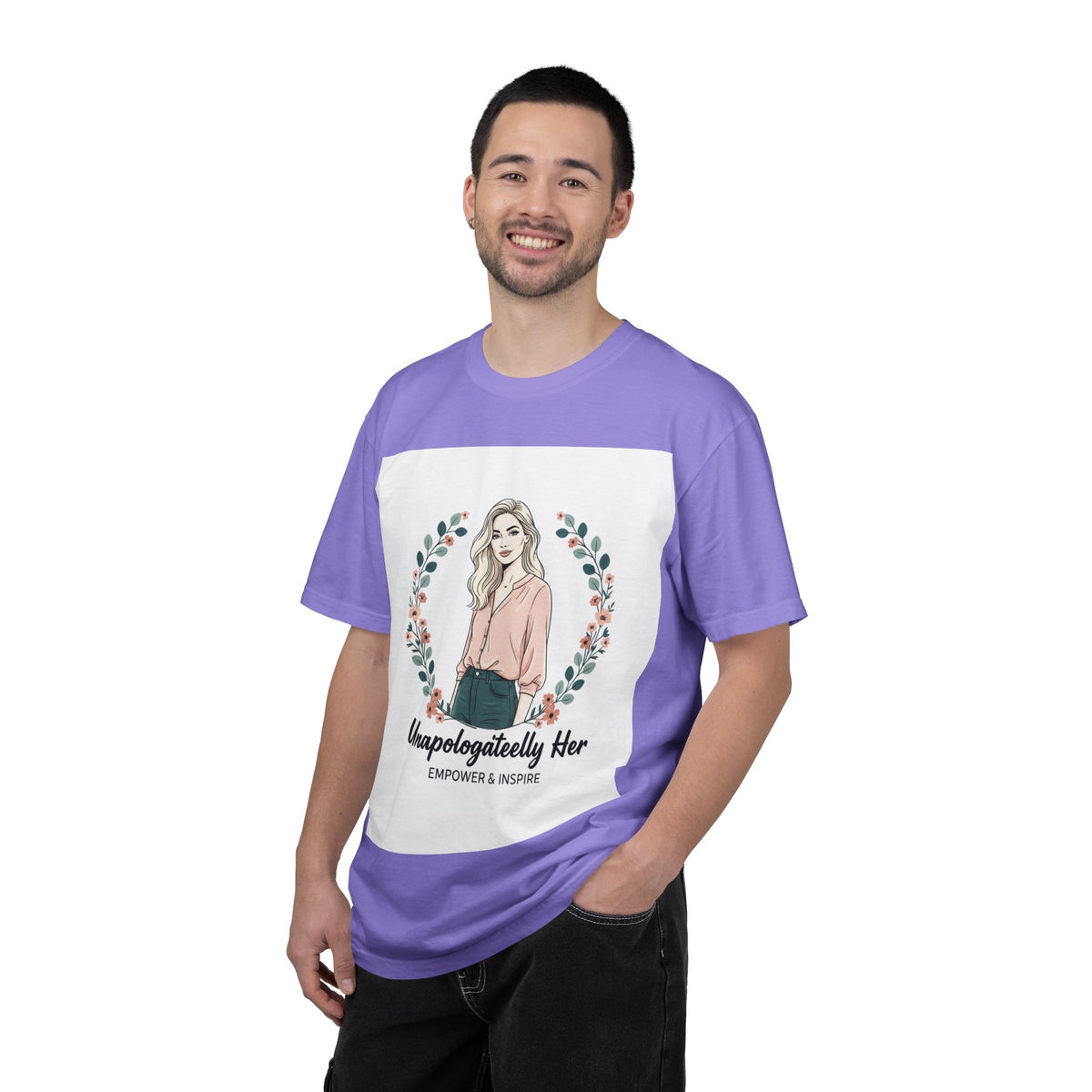 Unapologetically Her T-Shirt — Empowering Feminine Graphic Tee ("Unapologetically Her: Empower & Inspire")