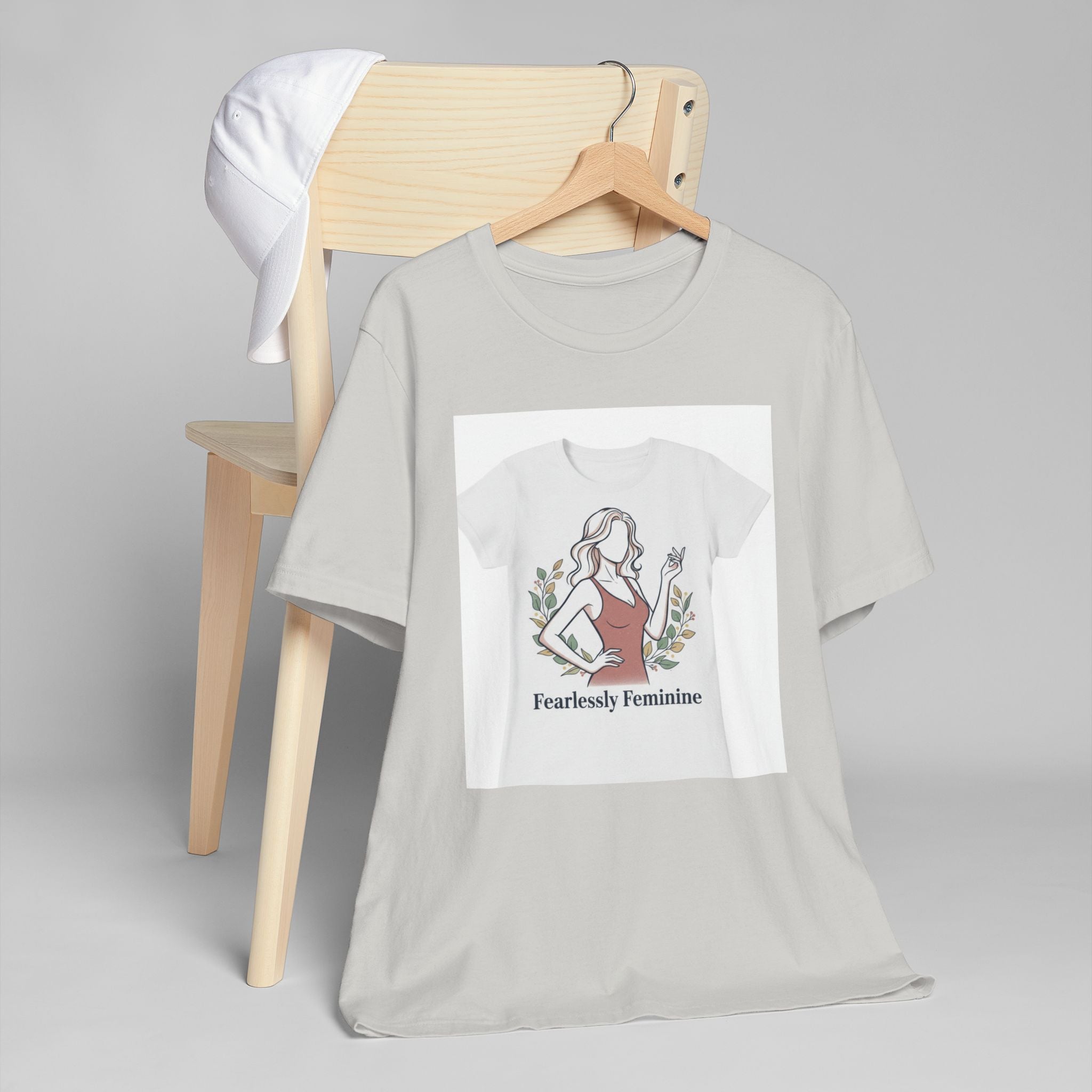 Fearlessly Feminine T‑Shirt — Empowering Women Graphic Tee