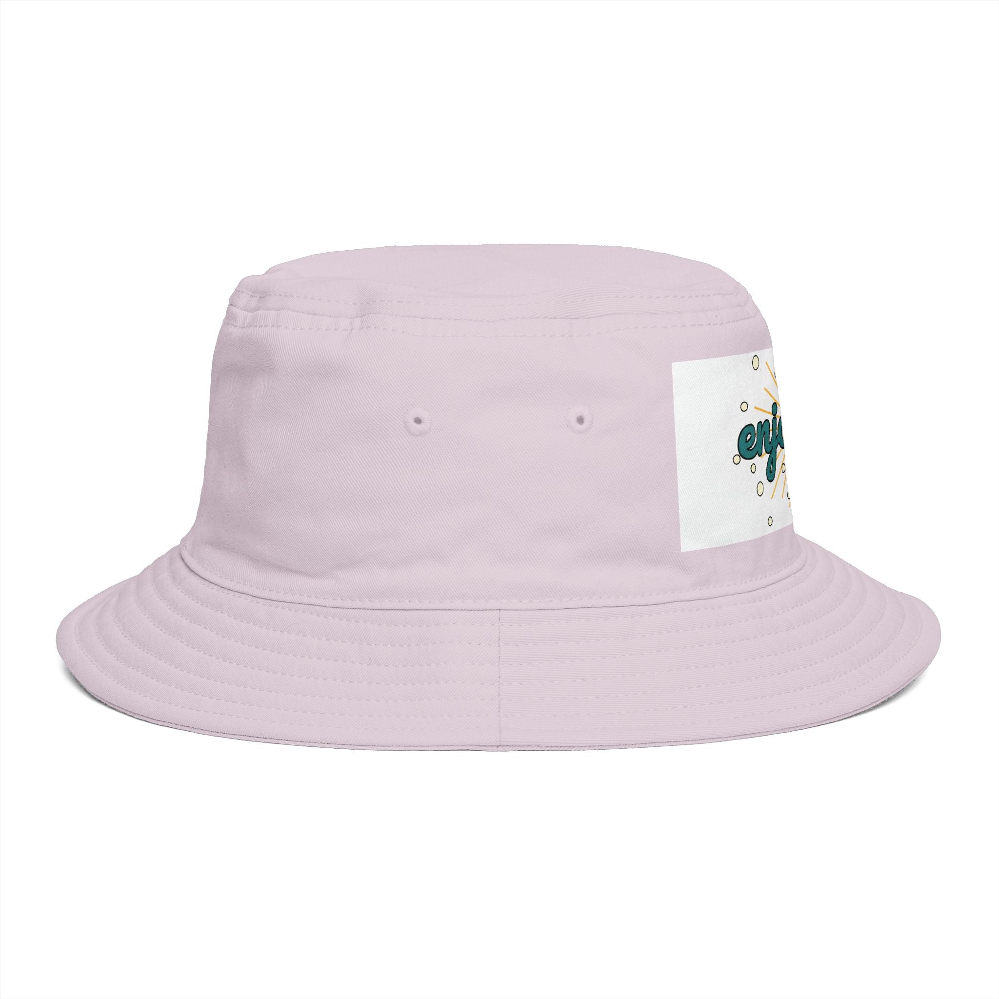 Enjoyable Retro Sunburst Bucket Hat – Casual Outdoor Summer Accessory