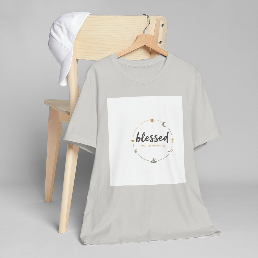 Blessed Mama T-Shirt — Minimal Spiritual 'Blessed' Mother's Day Tee