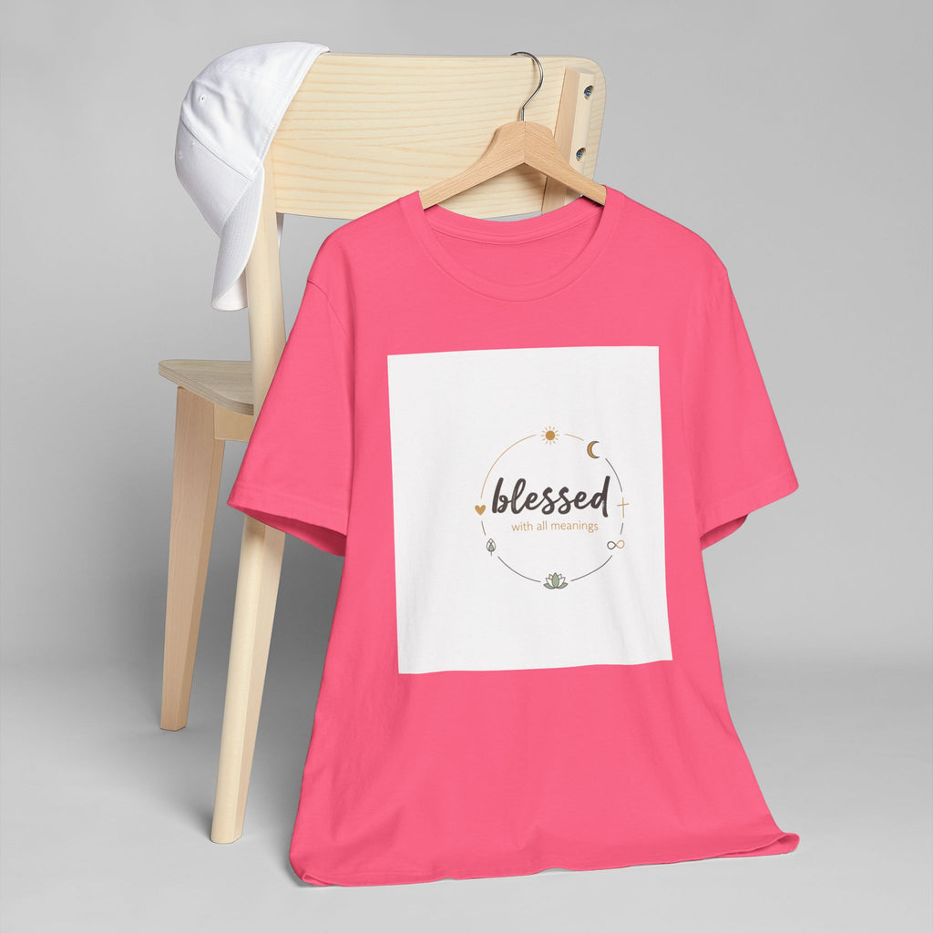 Blessed Mama T-Shirt — Minimal Spiritual 'Blessed' Mother's Day Tee