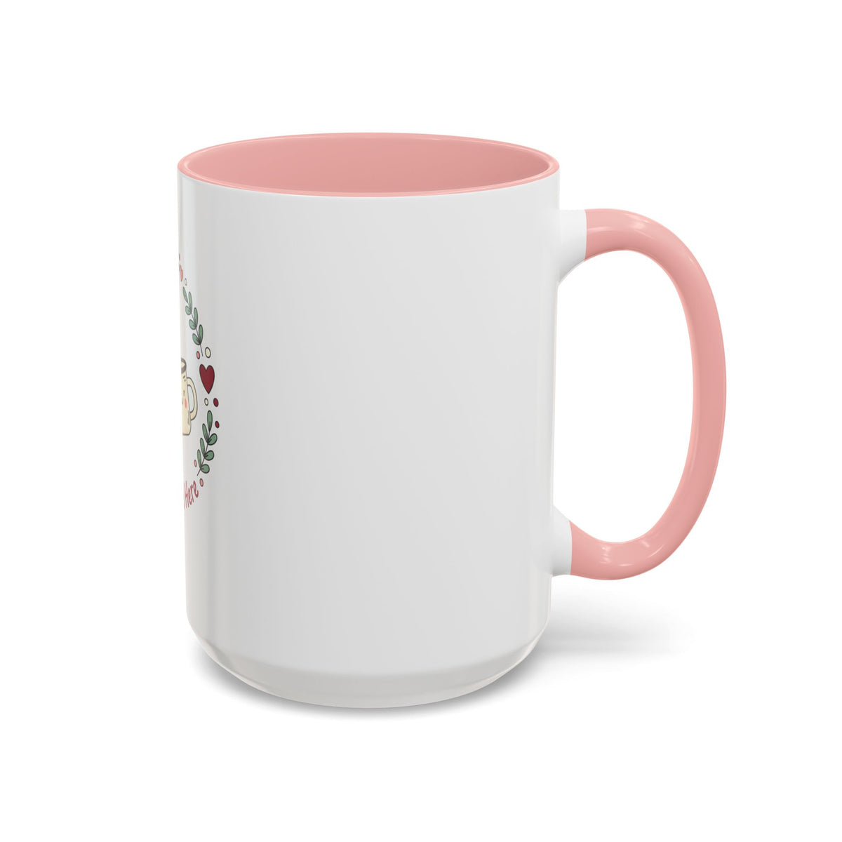 Love Brewed Here Coffee Mug — Cute Kawaii Couples Mug (11/15oz)