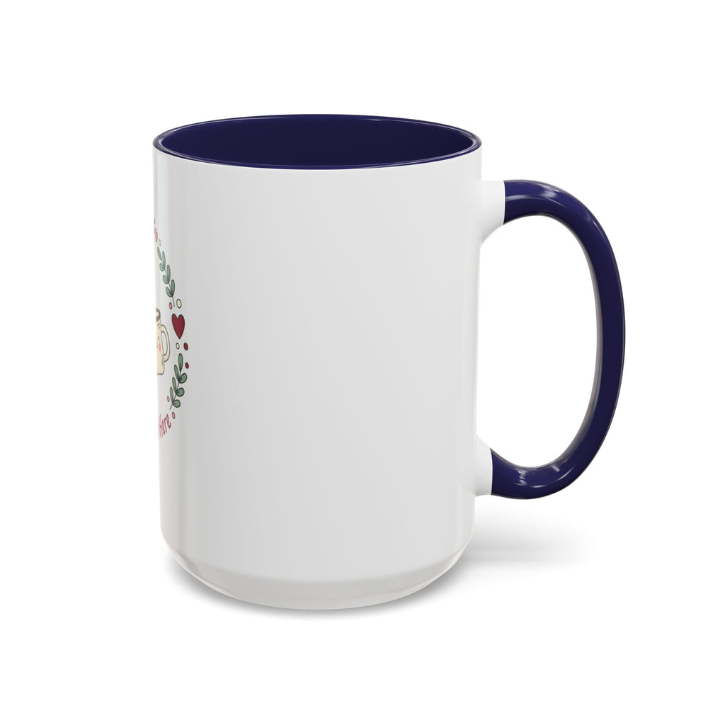 Love Brewed Here Coffee Mug — Cute Kawaii Couples Mug (11/15oz)