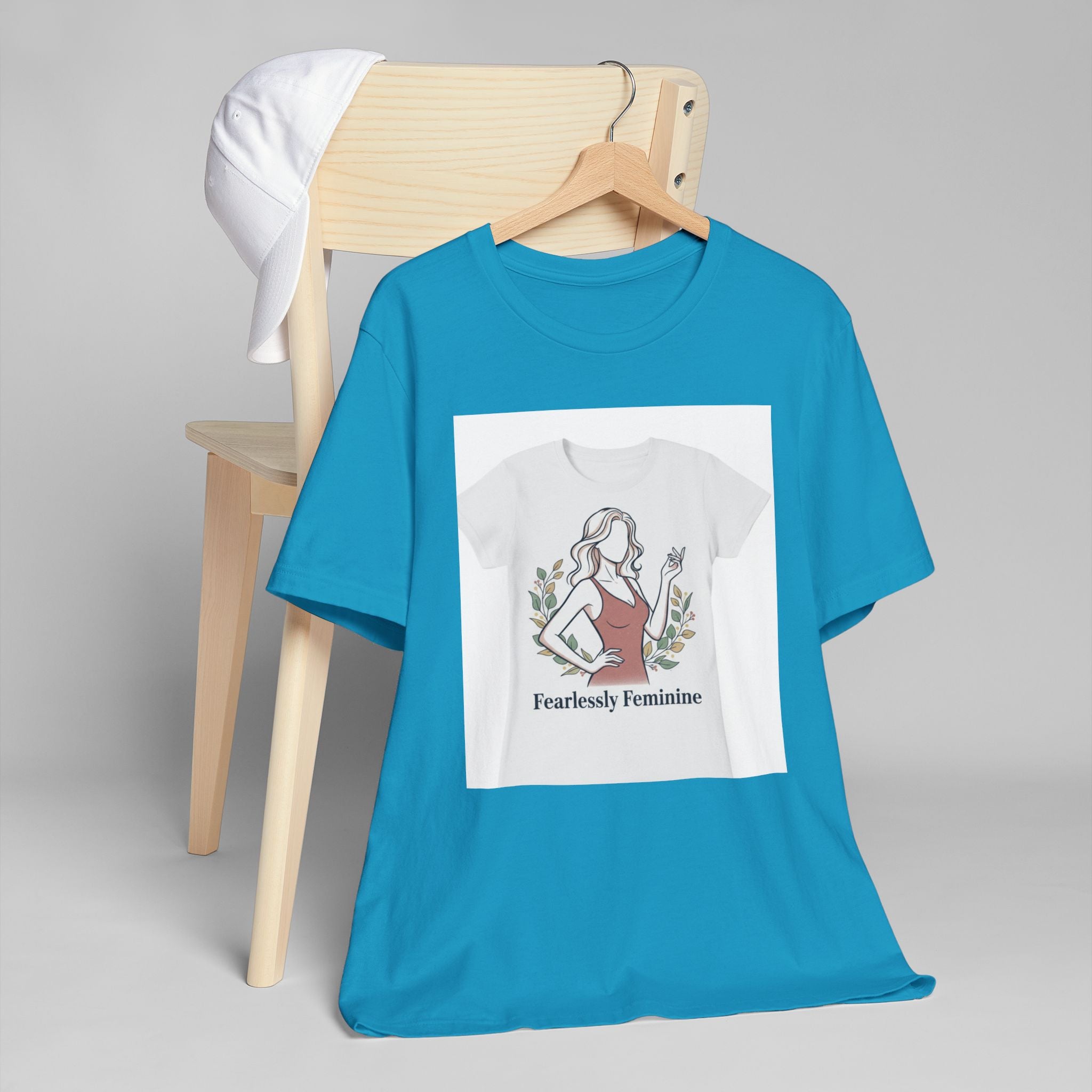 Fearlessly Feminine T‑Shirt — Empowering Women Graphic Tee