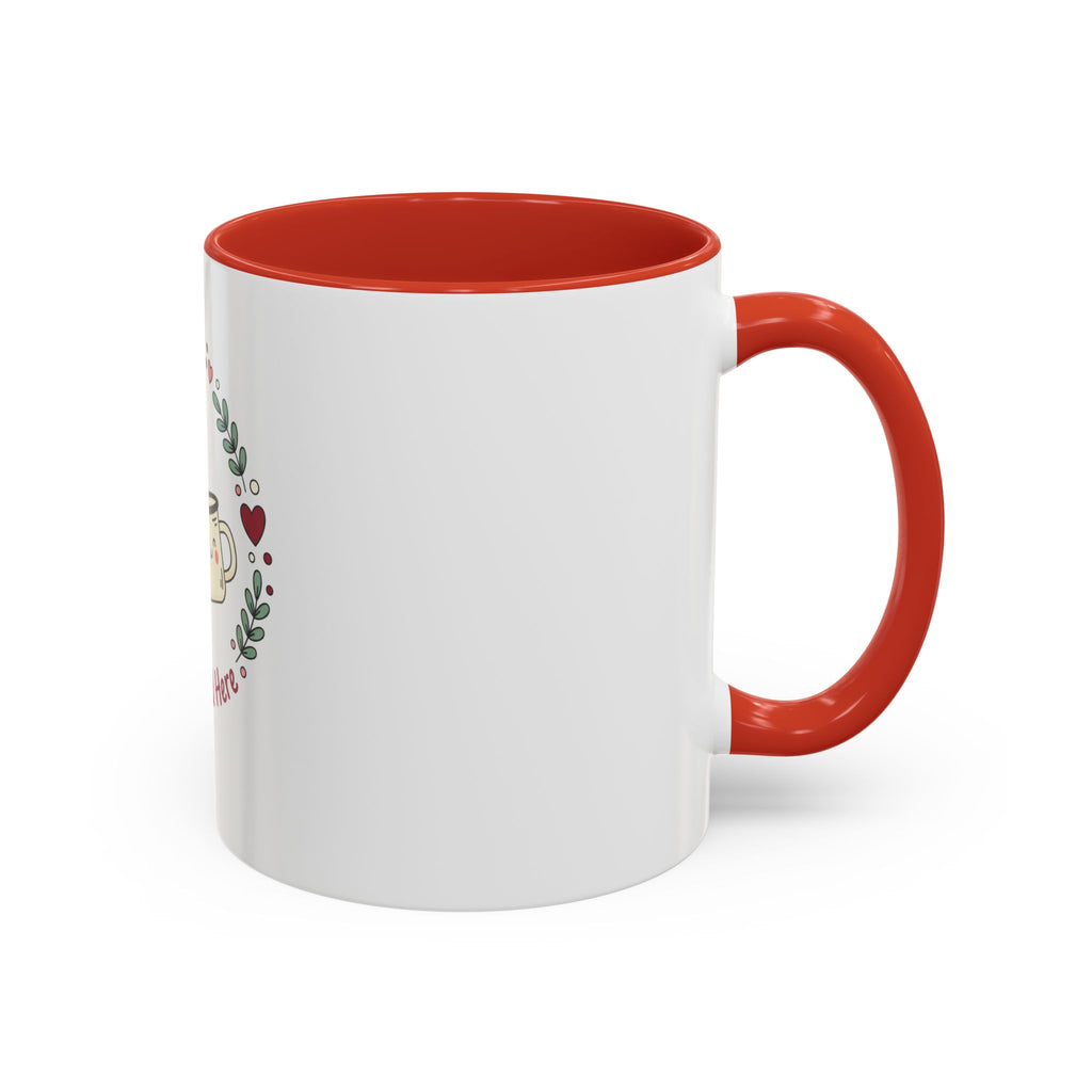 Love Brewed Here Coffee Mug — Cute Kawaii Couples Mug (11/15oz)