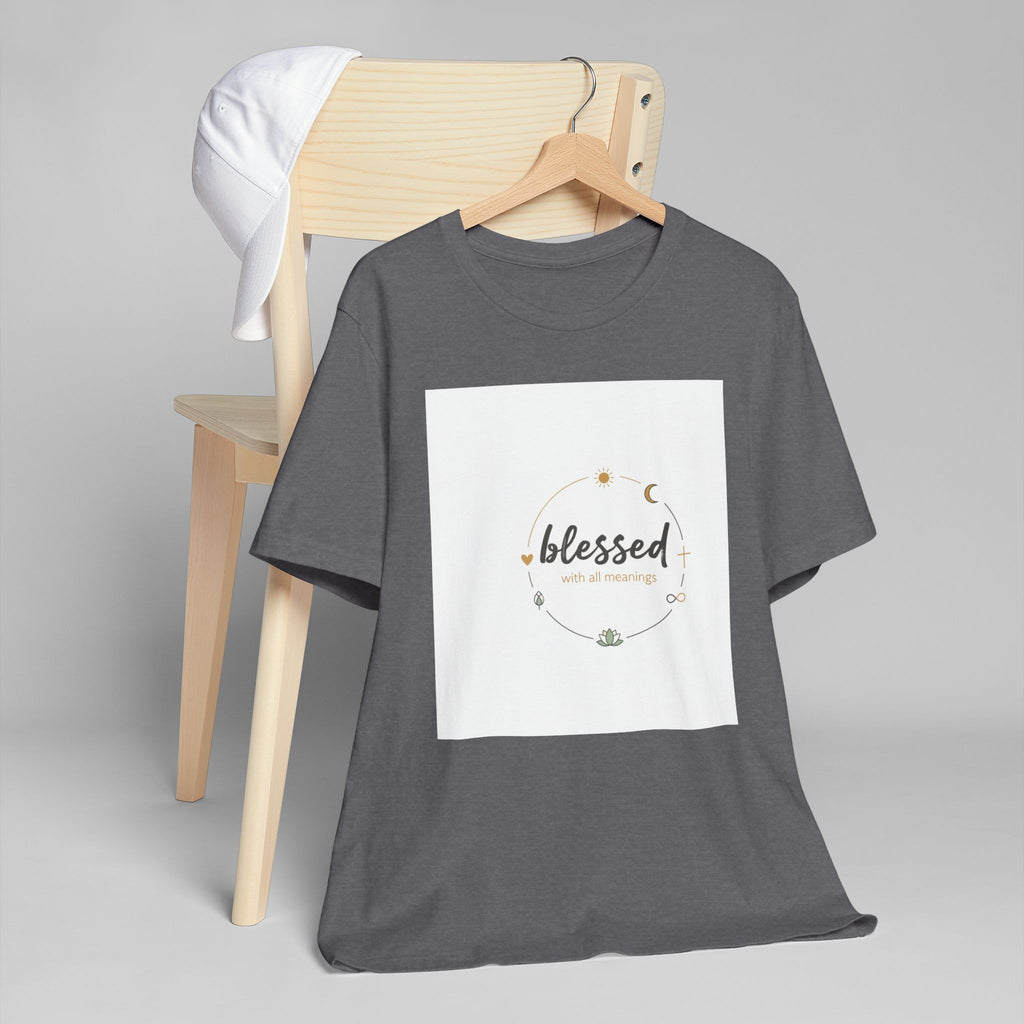 Blessed Mama T-Shirt — Minimal Spiritual 'Blessed' Mother's Day Tee
