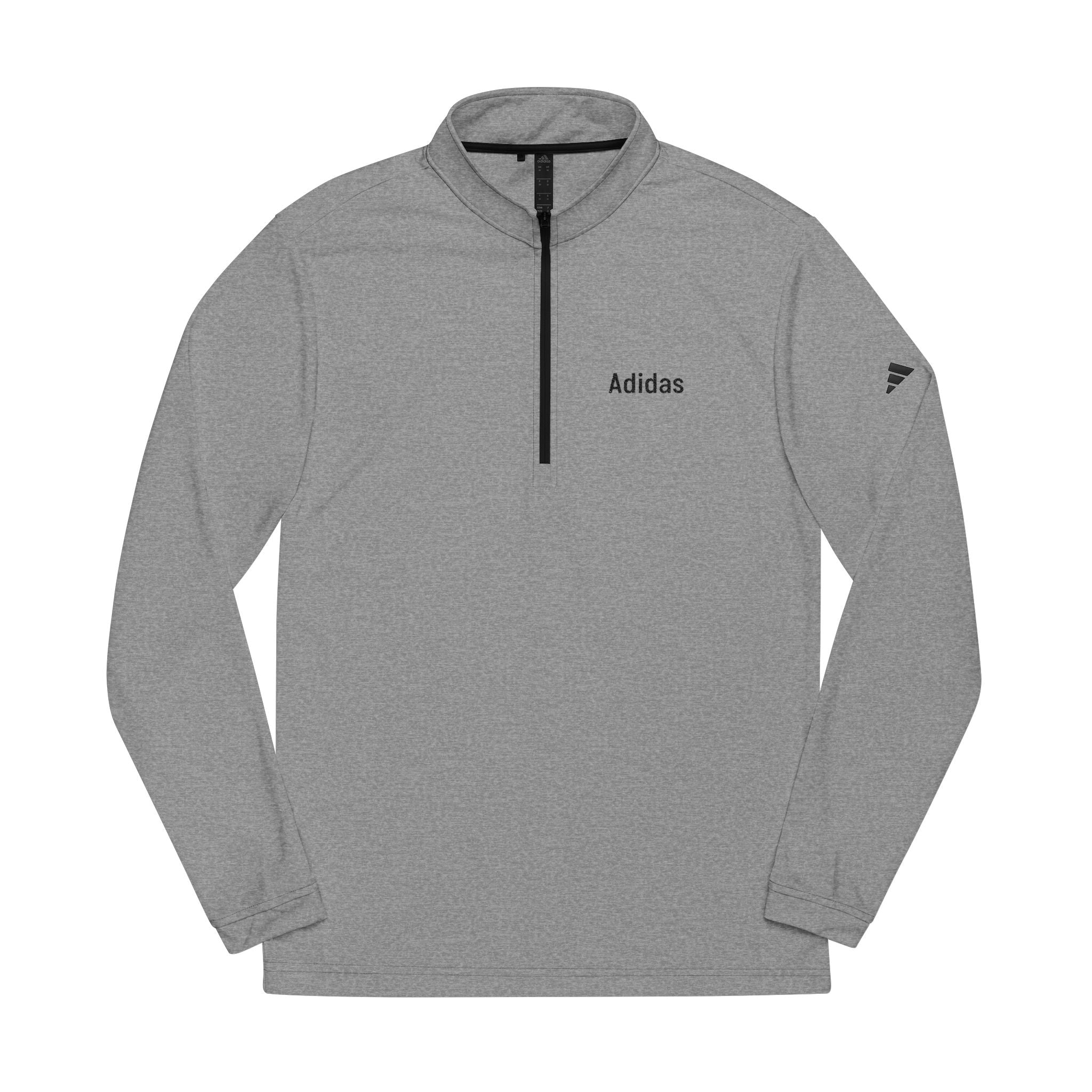 Embroidered Quarter-Zip Pullover
