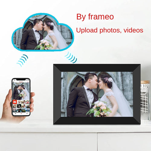 8–10 Inch Wi-Fi Digital Photo Frame with 32GB Storage